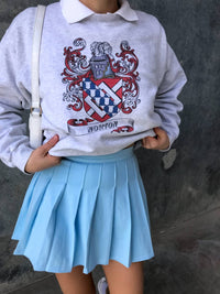 Thumbnail for Court Out Tennis Skirt- Blue