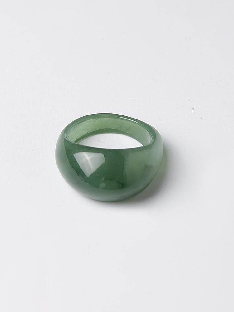 Green Envy Chunky Ring