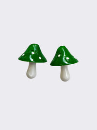 Thumbnail for Big Mushroom Earrings - Green - Shekou Woman New Zealand | Australia