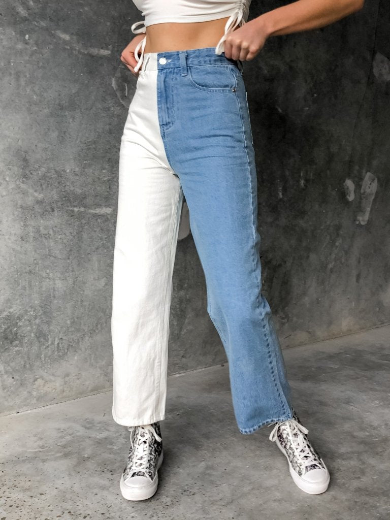Half Angel Denim Jeans - Shekou Woman New Zealand