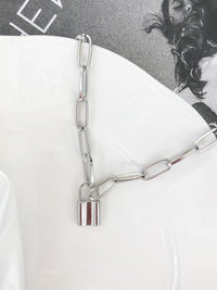 Thumbnail for Lock It In Necklace- Silver - Shekou Woman New Zealand | Australia